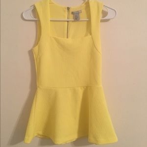 H&M Peplum Top